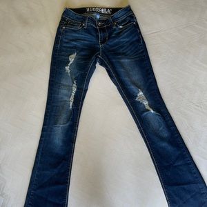 Hydraulic boot cut jeans